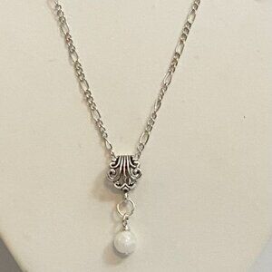 NEW Genuine White New Jade crystal necklace